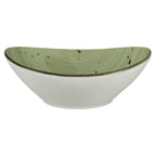Thumbnail image #1 for International Tableware Rotana RT-15-LI 3 oz Oval Ceramic Bowl, 4 in, Lime Case of 2 Dozen