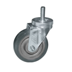 Thumbnail image #1 for Component Hardware CMT1-5RPB 5" Gray Polyurethane Swivel Stem Caster, No Brake, 250 lb Capacity