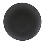 Thumbnail image #1 for Tuxton China Zion VBA-115 Porcelain Plate, 11-3/4", Round Coupe, Matte Black 1 Dozen