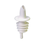 Thumbnail image #1 for TableCraft Products Free Flow 35W Plastic Liquor Pourer, White, Collarless Case of 144