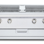 Thumbnail image #1 for Crown Verity Built-in IBI482RD-GO-FLT 48-Inch Built-In Outdoor Charbroiler, 6 Burners, Stainless Steel