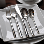 Thumbnail image #2 for 1880 Hospitality Quantum by Oneida® V673SRBF Bouillon Spoon, 7", Round Bowl, Silver-Plated Pack of 1 Dozen