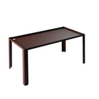 Thumbnail image #1 for Cardinal Domino by Abert FP036 Rectangular Copper Powder-Coated Steel Buffet Podium, 15.75"W x 7.88"D x 3.5"H