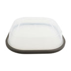 Thumbnail image #1 for G.E.T. Evolution LID-SB-48-CL Reusable Clear Low-Density Polyethylene Lid for SB-48 Dozen Case of 2 Dozen