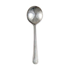 Thumbnail image #1 for Browne USA Foodservice Dominion 5509 Bouillon Spoon, 5-4/5", Medium Weight, 18/0 Stainless Steel, Mirror Finish 1 Dozen