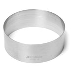 Thumbnail image #1 for JB Prince MA286 12 Seamless Round Pastry Ring, 4.7-Inch Diameter x 1.75-Inch High, Stainless Steel