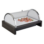 Thumbnail image #1 for Libbey APS Germany - Bridge APS 14990 5-Piece Rectangular Buffet Display with Roll-Top Cover, 25-1/8"L x 16-3/4"W x 12-1/4"H