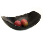 Thumbnail image #1 for Steelite International Kenny Mack KMK2059ES Oval Resin Bark Bowl, Espresso, 18 x 14 x 6-1/2 in