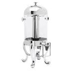 Thumbnail image #1 for Eastern Tabletop 7542HF Single 2-Gallon Beverage Dispenser with Central Ice Chamber, Hands-Free Push Spigot, Stainless Steel Base