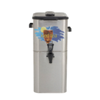 Thumbnail image #1 for Curtis TCO419A000 4 Gallon Oval Iced Tea Dispenser, Stainless Steel, Tower, One Valve, 7-4/5" Faucet Clearance