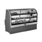 Thumbnail image #1 for Marc Refrigeration KAJB-77 R Full-Service Deli/Salad/Cheese Case, 77" W, Curved Glass, 2 Shelves, Remote Refrigeration