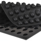 Thumbnail image #1 for JB Prince Pavoni M621 M Silicone Baking Mold, 100 Mini Quenelle Cavities, 23-1/2" x 15-3/4", -40° to 536°F