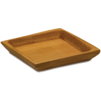 Thumbnail image #1 for JB Prince Comatec R650 Square Bamboo Disposable Dish, 2-1/4", Natural, Biodegradable
