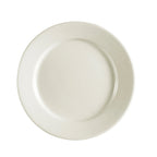 Thumbnail image #1 for CAC China Rec REC-22 Round Ceramic Plate, 8-1/4-Inch, Rolled Edge, American White Case of 3 Dozen