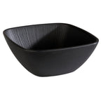 Thumbnail image #1 for Libbey APS Germany - Nero APS 85071 Square Black Melamine Bowl, 50.7 oz., 8 x 8 in.