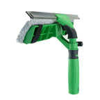 Thumbnail image #1 for AllPoints Foodservice Parts & Supplies Unger 13847 14" Rubber Straight-Blade Combo Squeegee/Washer, Threaded Handle