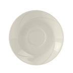 Thumbnail image #1 for Tuxton China San Marino ASU-082 Ceramic Round Saucer, 4-5/8" Diameter, Pearl White Case of 3 Dozen