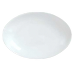 Thumbnail image #1 for Libbey Reflections 911194408 Porcelain Oval Coupe Platter, 12-1/4" x 9", Polished Foot