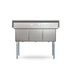 Thumbnail image #6 for KoolMore 51-Inch 3-Compartment Stainless Steel Commercial Sink with Backsplash and Legs
