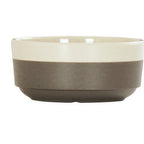 Thumbnail image #1 for Cal-Mil Vienna 24311-4-128 Melamine Bowl, 4.25" Diameter x 2.25"H, Two-Tone, Dishwasher Safe Case of 6