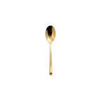 Thumbnail image #1 for Kadra Kitchenware Vikko Crown VC-152-TS Gold 18/10 Stainless Steel Pearl Round Tea Spoon Case of 12