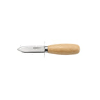 Thumbnail image #1 for CAC China KWOC-234 Oyster/Clam Knife, 2-3/4" Pointed Tip, Wooden Handle Case of 72
