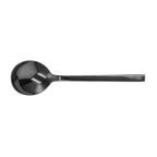 Thumbnail image #1 for Steelite International Walco, Semi WLBK0912 7" 18/10 Stainless Steel Bouillon Spoon, PVD-Coated Deep Black Pack of 1 Dozen