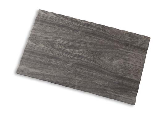 Product image #4 for American Metalcraft Rectangular Elm Wood Melamine Serving Board, 20-7/8 x 12-1/2 x 3/8 Inches