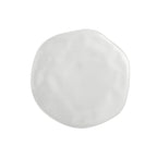 Thumbnail image #1 for CAC China KCU-9 Porcelain Free-Form Coupe Plate, White, 9-7/8" 1 Dozen