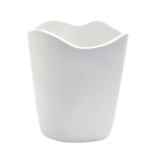 Thumbnail image #1 for Steelite International Delfin, Marisol White 7008DD002 Round Melamine Dressing Crock, 3 qt, White, 7 in Diameter