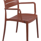 Thumbnail image #1 for Tramontina USA, Inc. 92099-242 Outdoor Resin Armchair, Terracotta, UV-Resistant Fiberglass Case of 4