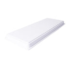 Thumbnail image #1 for G.E.T. Modern European - EGS M6152LID-W Rectangular Melamine Food Pan Lid, 15 x 6 in, White, Flat Case of 4