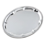 Thumbnail image #1 for Alegacy Foodservice Products 59004 Stainless Steel Oval Cater Tray, 17-3/4 x 13 in, High-Rimmed, Without Handles Case of 12
