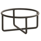 Thumbnail image #2 for Cal-Mil Milo 23791-4-13 Round Wire Buffet Riser, 8" Diameter x 4" High, Black