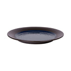 Thumbnail image #2 for G.E.T. Durango - EGS D1098GM-LAP/CH 11" Round Two-Tone Melamine Plate, Lapis Gloss Interior, Chocolate Matte Exterior Case of 6