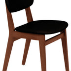 Thumbnail image #1 for Tramontina USA, Inc. London 14060-135 Stackable Upholstered Restaurant Chair, Tauari Almond, Black Upholstery Case of 2