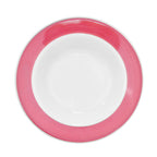 Thumbnail image #1 for CAC China Rainbow R-3-R 12 oz Red Ceramic Soup Plate, Round, 8-3/4" Diameter x 2"H Case of 2 Dozen