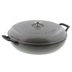 Thumbnail image #1 for Zwilling J.A. Henckels Staub® 1005042 Braiser Pan, 3-1/2 qt, Enameled Cast Iron, with Dome Lid, Induction-Ready
