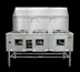 Thumbnail image #4 for Omcan Three-Chamber Natural Gas Wok Range, 315,000 BTU, with 2 x 13-Inch and 1 x 16-Inch Rings