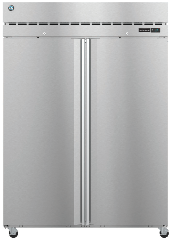 Product image #5 for Hoshizaki Steelheart R2A-FS Two-Section Reach-In Refrigerator, 50.37 Cu. Ft., Solid Doors