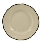 Thumbnail image #1 for CAC China Seville SC-16B Round Ceramic Plate, 10-3/4", Scalloped Edge 1 Dozen