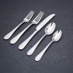 Thumbnail image #2 for 1880 Hospitality B411SDEF Dessert Spoon, 7", Hammered, 18/0 Stainless Steel 1 Dozen