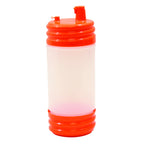 Thumbnail image #1 for TableCraft Products N32LPX 1 qt. Orange HDPE Pour Bottle with Low Profile Top, 3.5 x 3.5 x 9.5 in. Case of 12