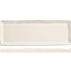 Thumbnail image #1 for Libbey Farmhouse FH-529 Rectangular Porcelain Tray, 16"L x 5-3/4"W, Cream White