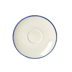 Thumbnail image #1 for Steelite International Steelite Performance, Blue Dapple 1710X0043 Round Blue Dapple Alumina Vitrified Saucer, 5.0" Case of 3 Dozen