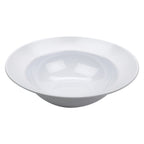 Thumbnail image #1 for G.E.T. Minski™ B-128-MN-W Melamine Bowl, 4 qt, 16 in Diameter x 4-3/4 in H, Round, White, Textured Rim Case of 6