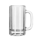 Thumbnail image #1 for Libbey Paneled 5020 Stemless Glass Beer Mug, 16 oz., Clear