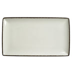 Thumbnail image #1 for Steelite International Steelite Performance, Charcoal Dapple 17560618 Rectangular Platter, Alumina Vitrified, Charcoal Dapple, 8 x 4 in