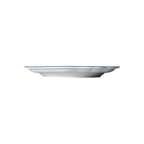 Thumbnail image #2 for Steelite International Folio, Porcelain 62570FP812 9-Inch Round Porcelain Rim Plate, Scalloped Edge, Blue Line Case of 2 Dozen