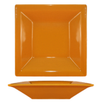 Thumbnail image #1 for International Tableware Elite Harvest EL-12-BN Square Butternut Stoneware Pasta/Soup Bowl, 13 oz, 7 in Case of 2 Dozen